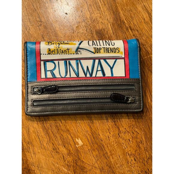 Brighton Couture Wallet Leather Clutch "Runway" - Picture 2 of 6